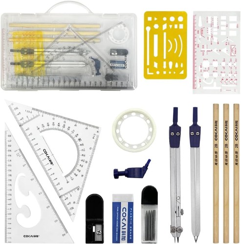 13pcs maths geometry compass - geometry,