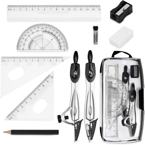 10pcs maths set protractor - 10pcs, set,