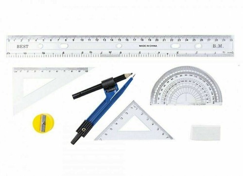Geometry maths set pieces - set,