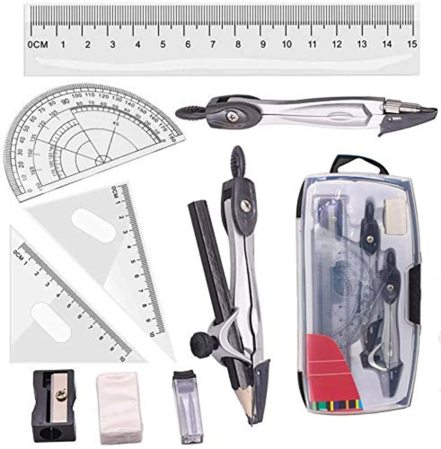 Geometry compass set 10pcs - set,