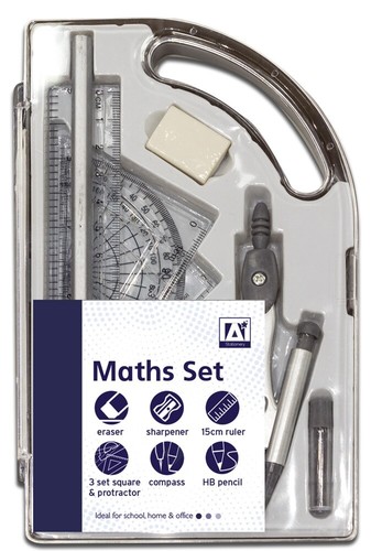 Piece maths geometry set - maths,