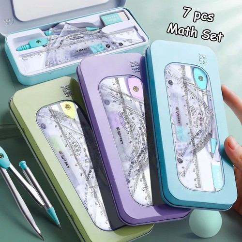 7pcs geometry ruler set - 7pcs,