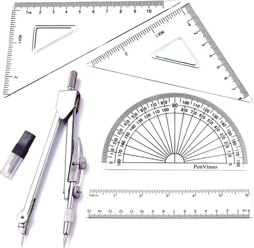 Geometry rulers and compass - geometry,