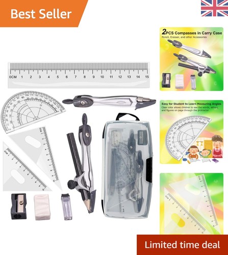 Piece geometry set with - 10-piece,