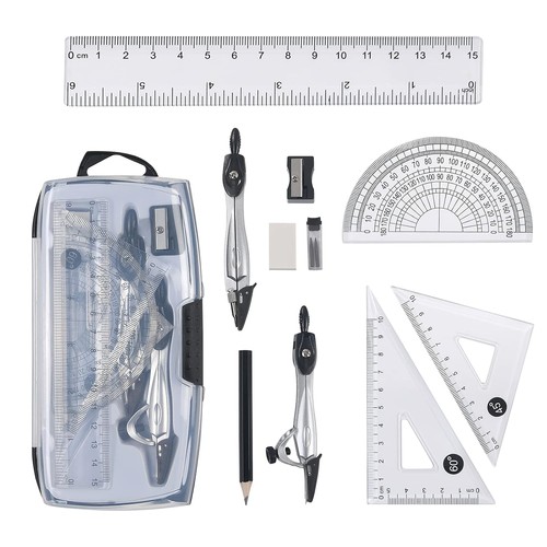 10pcs geometry compass set - geometry,