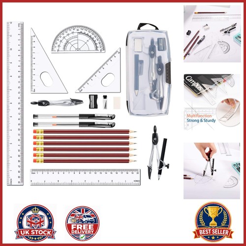 Complete geometry compass set - compass,