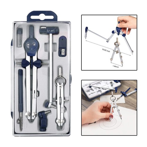7pack drawing compass set with - drawing,
